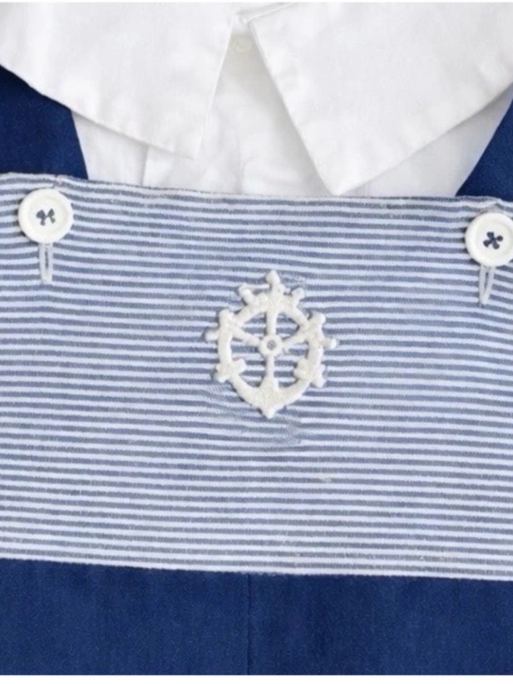 LK NW Vintage 70s Boys 2 Piece Sailor Outfit Sz 4T Spring Summer